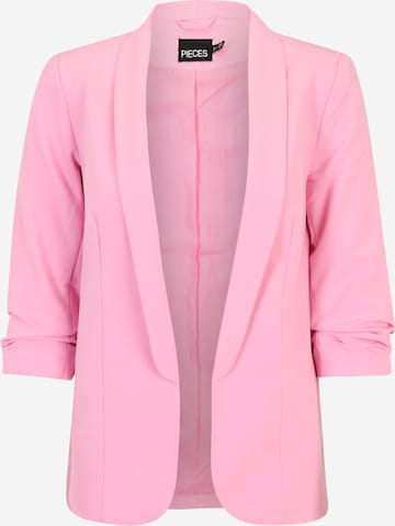 Pieces Petite Blazer 'PCBOSELLA' in Pink: front