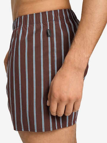 Hanro Boxershorts ' Fancy Woven ' in Blauw