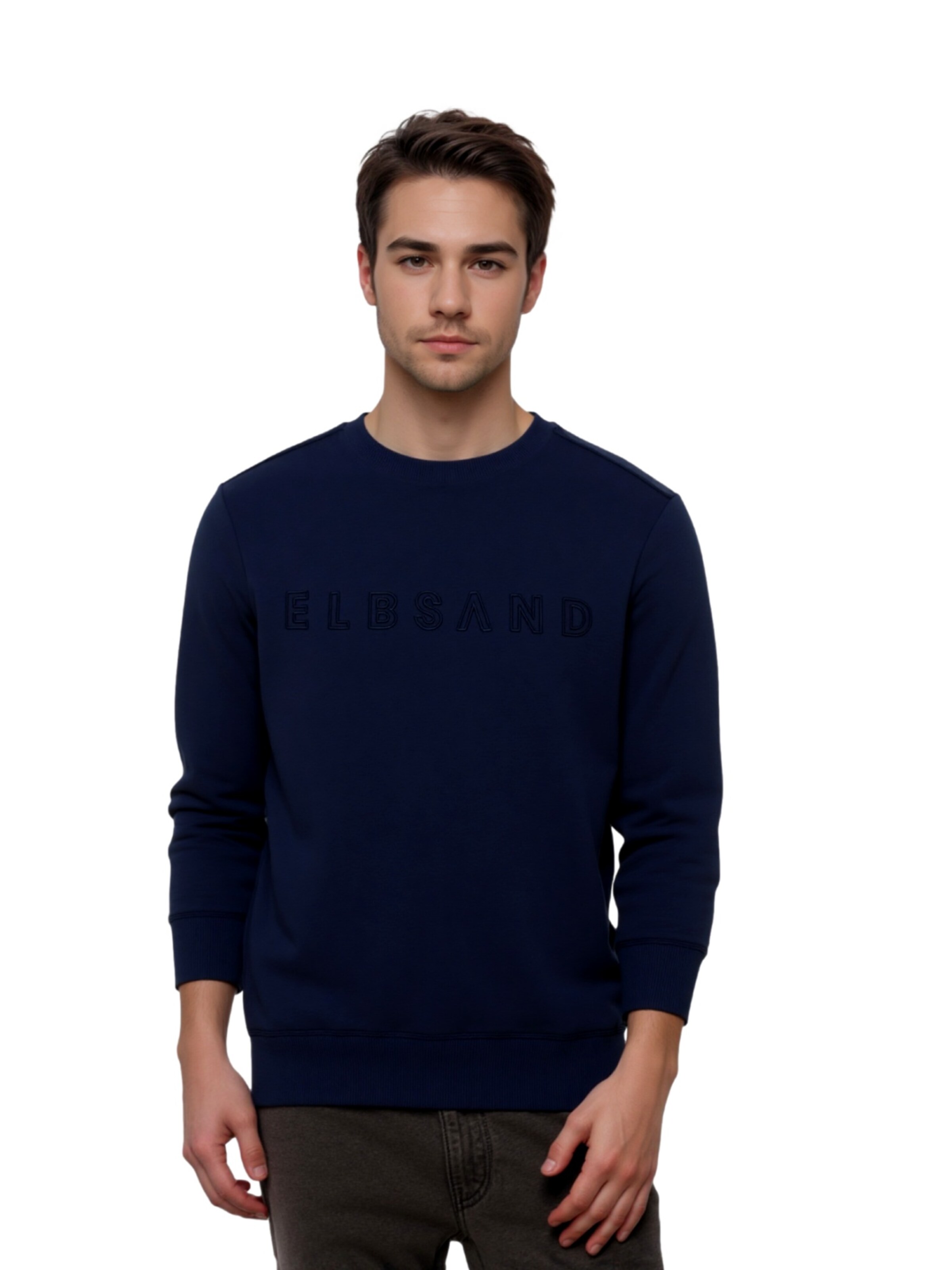 Elbsand Sweatshirt in Blue: front