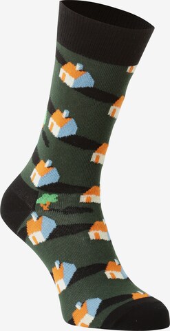 Happy Socks Socks in Green: front
