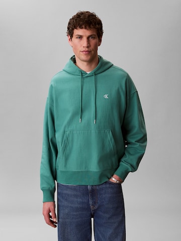Calvin Klein Jeans Sweatshirt 'Premium' in Green: front