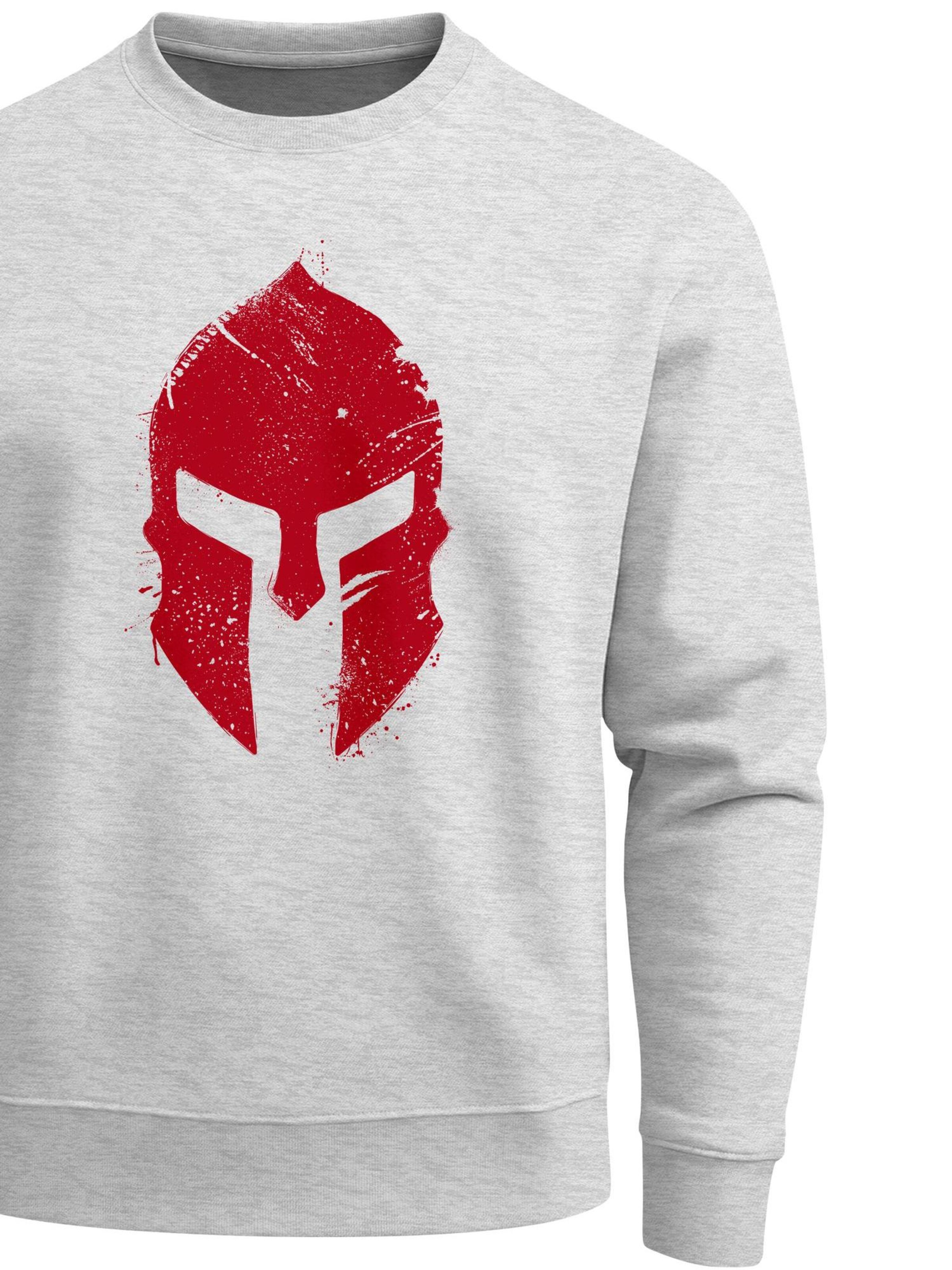 Neverless Sweatshirt 'Sparta 2'‌‌‌‌ in Grau