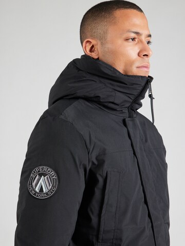 Superdry Winterparka in Zwart