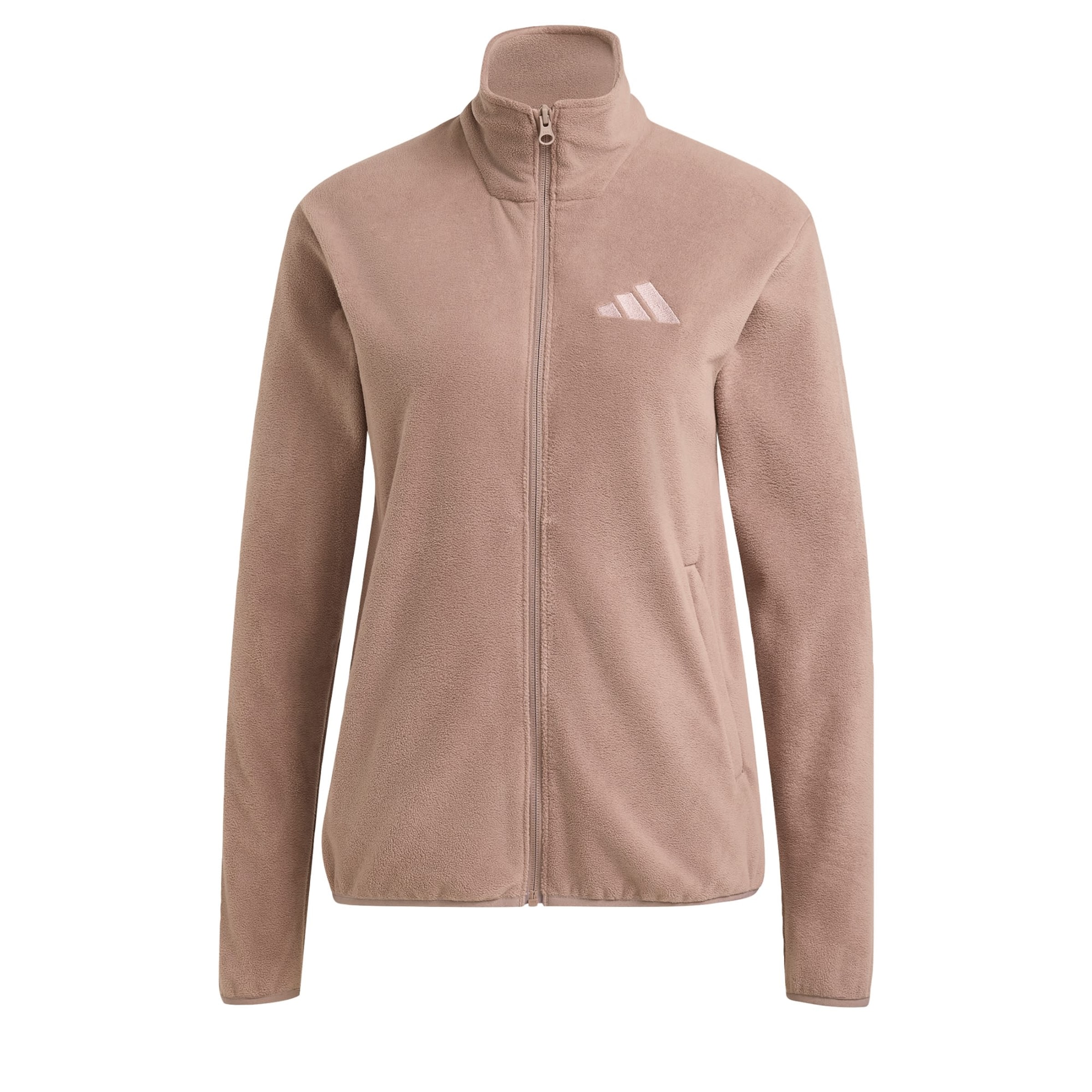 ADIDAS TERREX Toiminnallinen fleecetakki 'Essentials' värissä ruskea: etupuoli