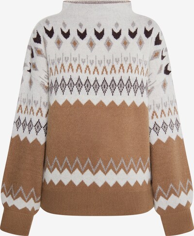 usha FESTIVAL Sweater 'Carnea' in Beige / Brown / Dark brown / Grey, Item view