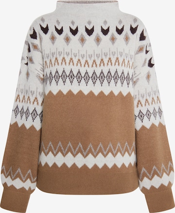 usha FESTIVAL Sweater 'Carnea' in Brown: front