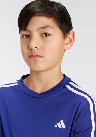 mėlyna ADIDAS SPORTSWEAR Treniruočių kostiumas 'Train Essentials Aeroready 3-Stripes -Fit'