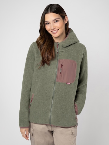 Sublevel Fleecejacke in Grün: Vorderseite