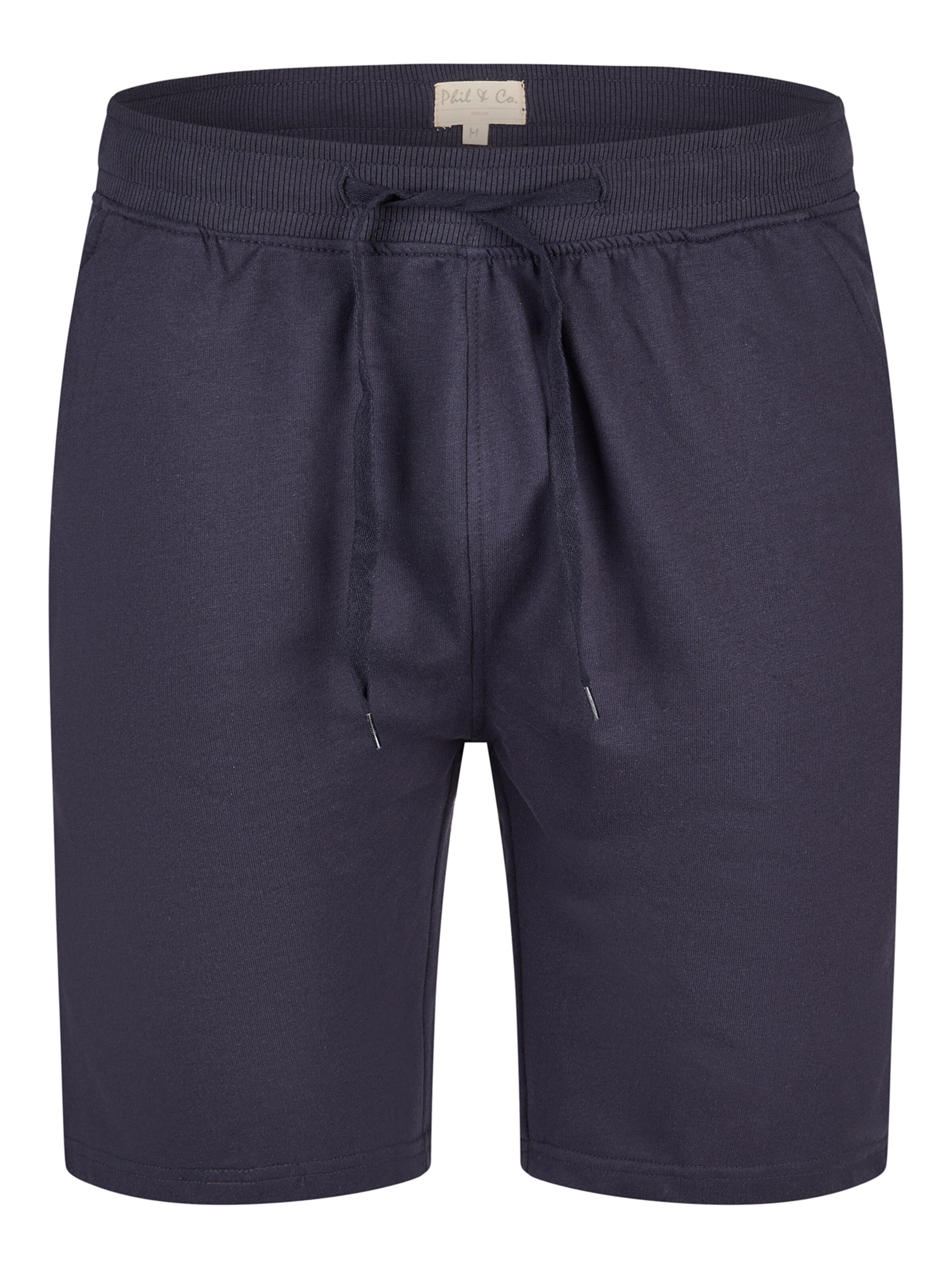 Phil & Co. Berlin Pajama short 'Lounge Dreams' in Blue