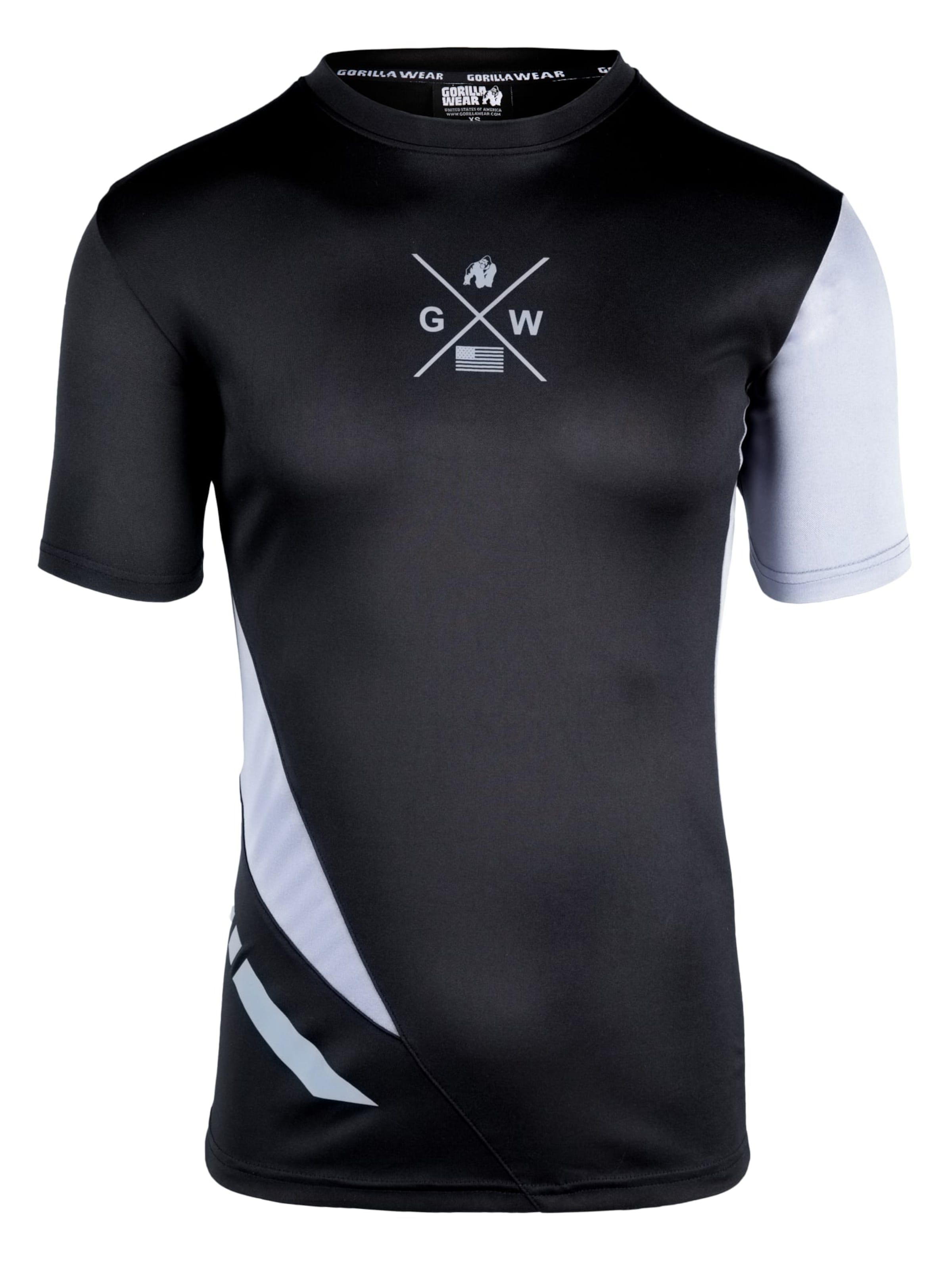Gorilla Wear Performance Shirt 'Hornell ' in XS in Grey / Black, Item view