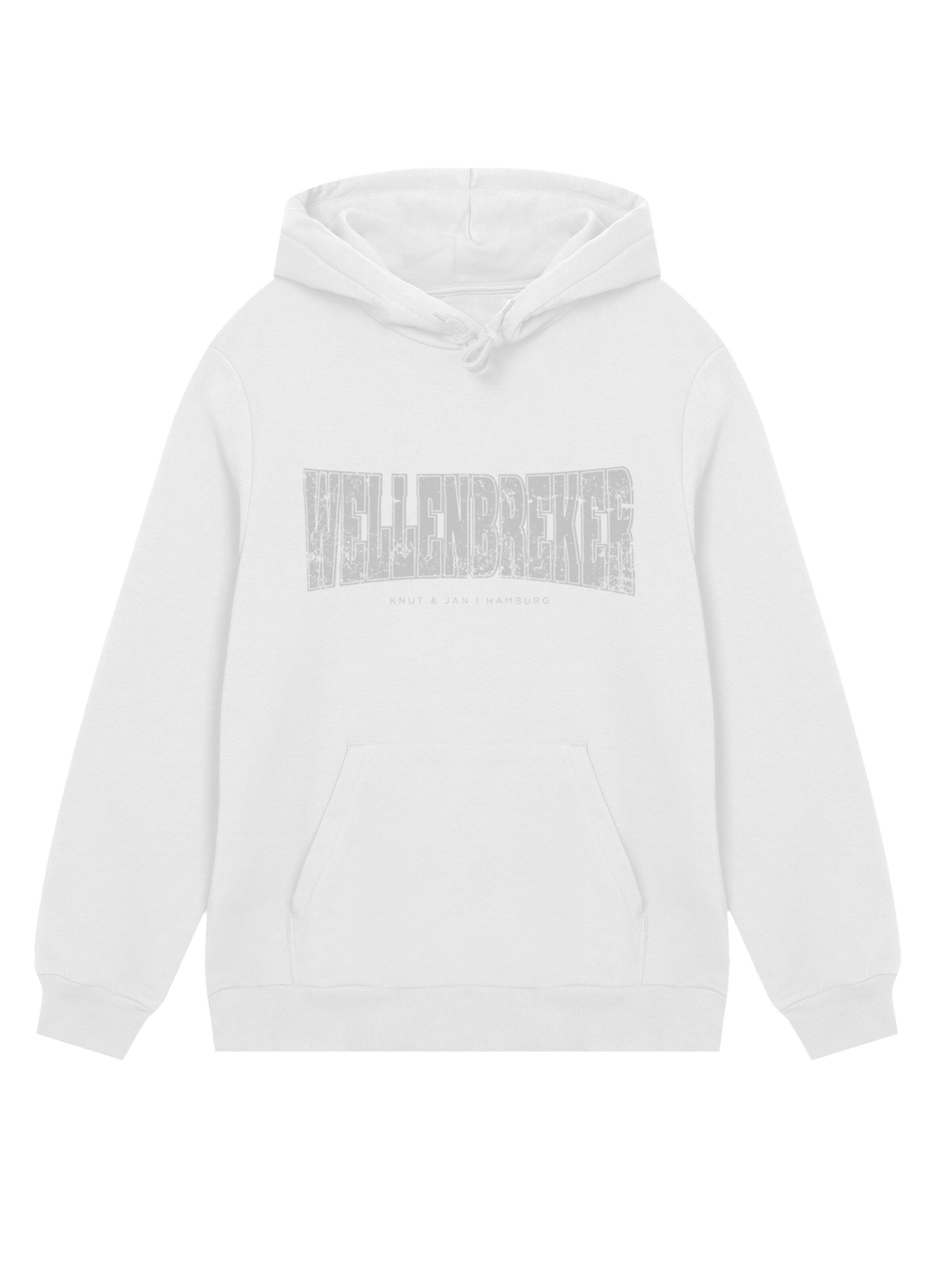 Pull-over 'Knut & Jan Hamburg Wellenbreker Norden' F4NT4STIC en blanc : devant