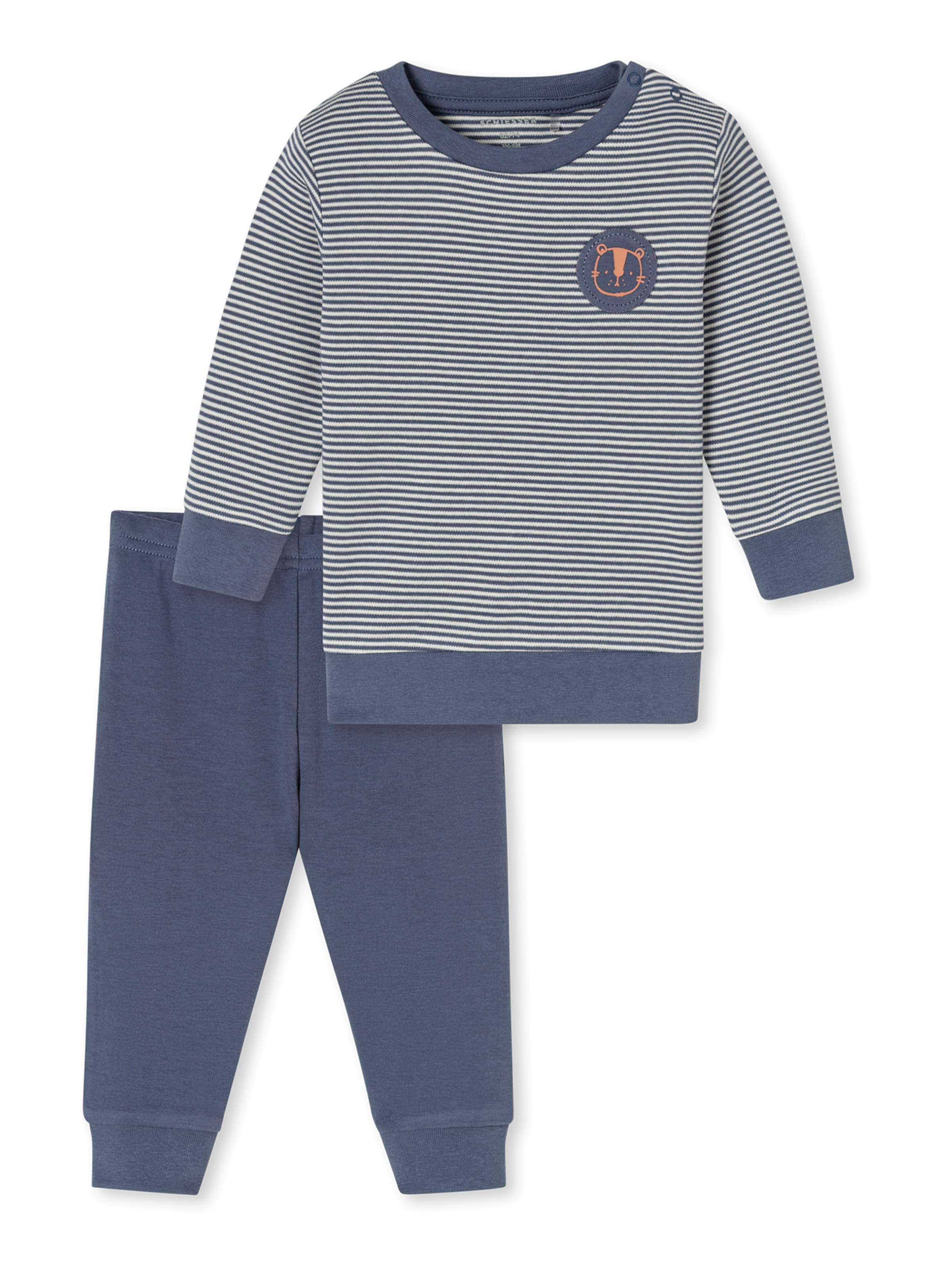 Pyjama ' Nightwear ' SCHIESSER en bleu : devant