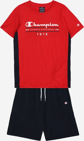 Set Champion Authentic Athletic Apparel en bleu : devant