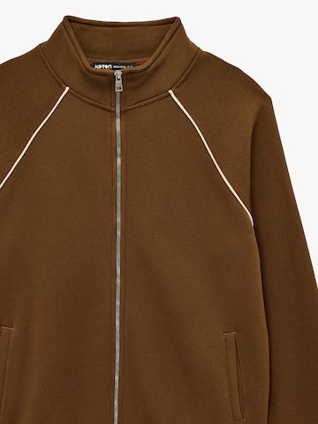 Koton Sweat jacket in Brown