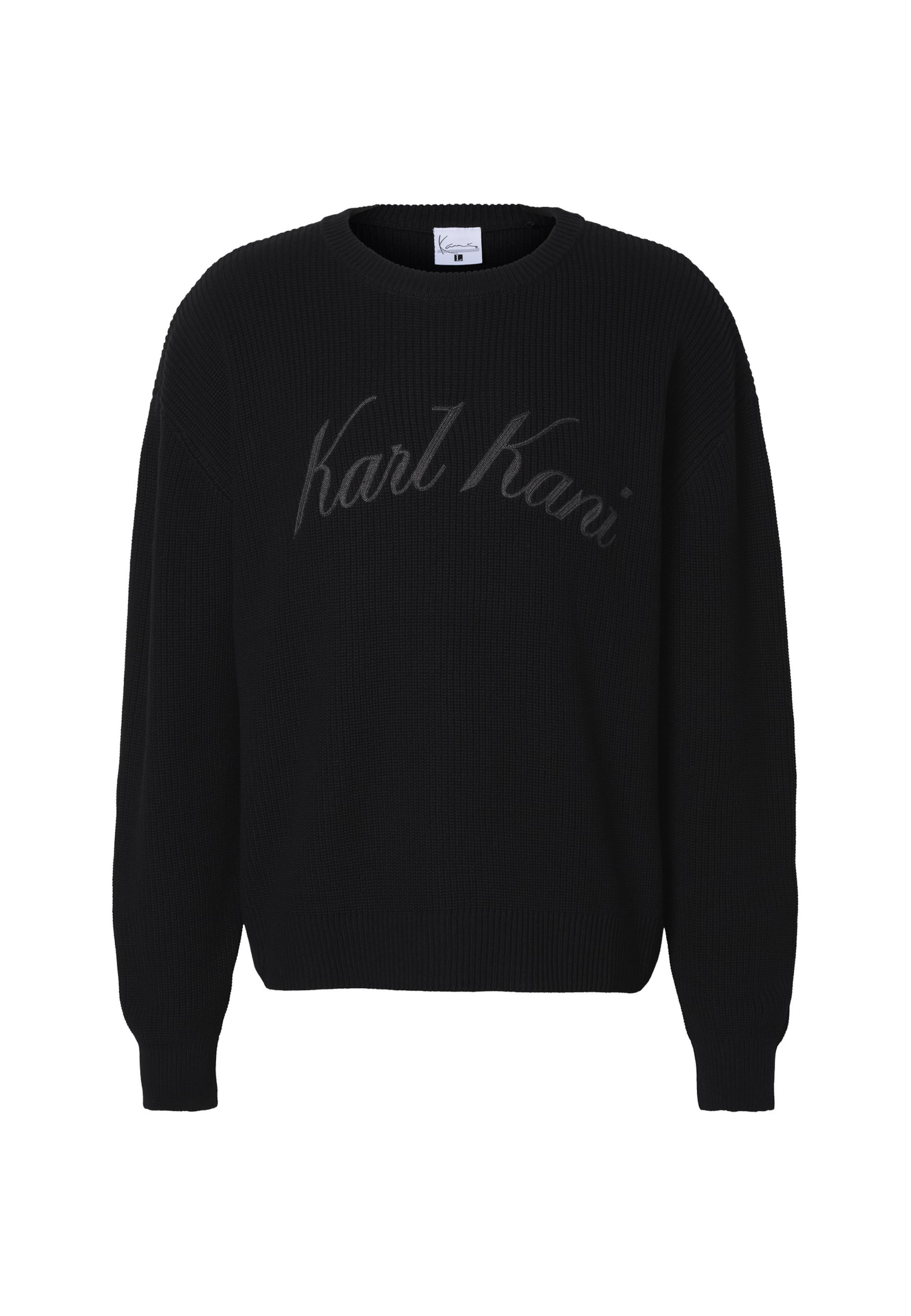 Pullover di Karl Kani in nero: frontale