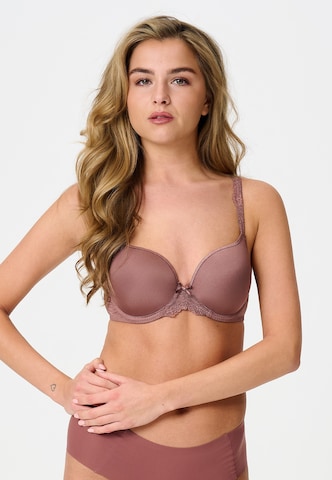 Invisible Soutien-gorge LingaDore en marron : devant