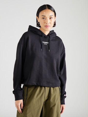 Tommy Jeans Sweatshirt in Black: front