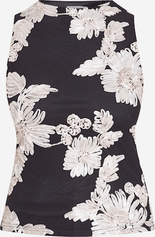 SISTERS POINT Toppi värissä musta: etupuoli