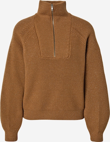 DRYKORN Sweater 'NAELIA' in Brown: front