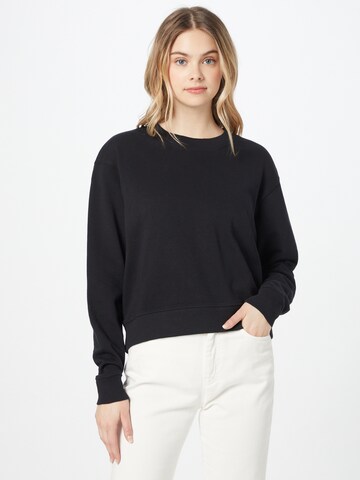 MELAWEAR Sweatshirt 'RATI' in Zwart: voorkant