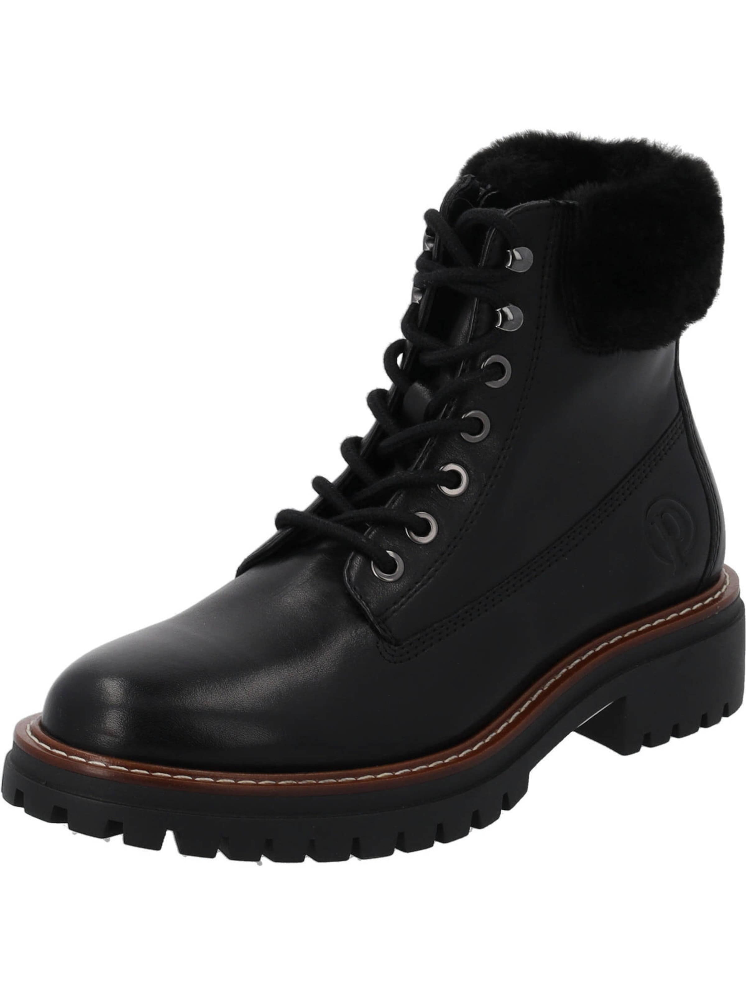 Palado Lace-up bootie 'Eamabal' in Black: front