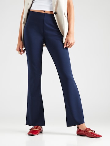 évasé Pantalon Calvin Klein en bleu : devant