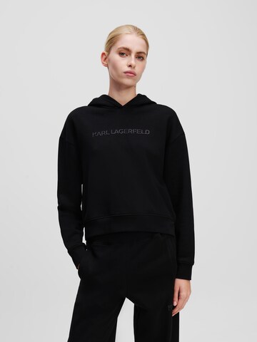 Karl Lagerfeld Sweatshirt in Black: front