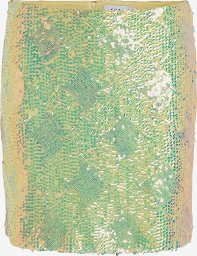 VILA Suknja 'KYTIA' u limeta zelena / travnato zelena / bijela, Pregled proizvoda