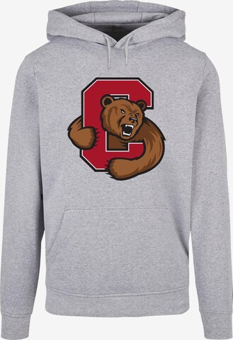 Merchcode Sweatshirt 'Cornell University - Bear' in Grijs: voorkant