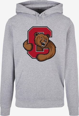 Merchcode Sweatshirt 'Cornell University - Bear' in Grau: predná strana