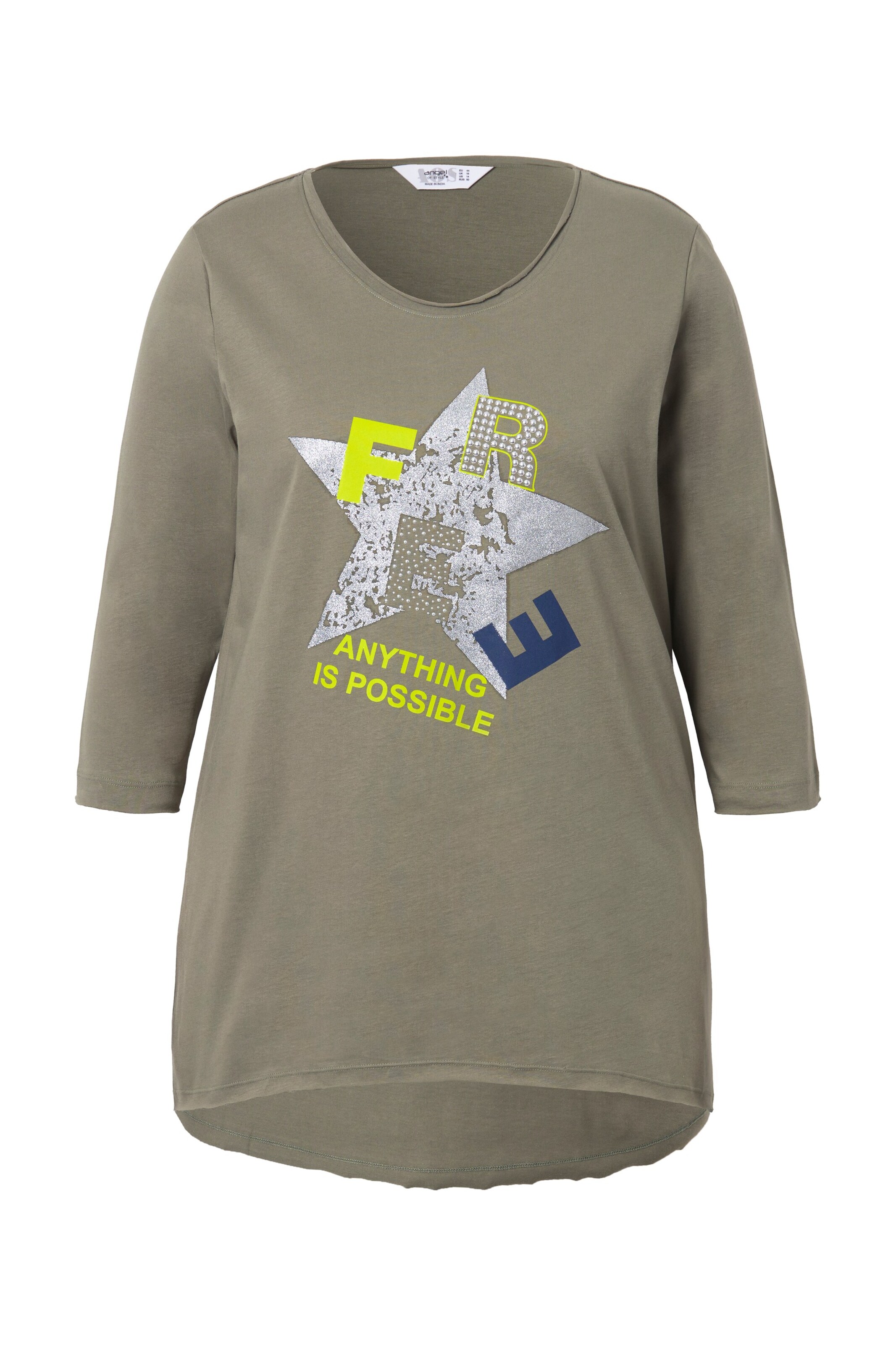 T-shirt Angel of Style en vert : devant