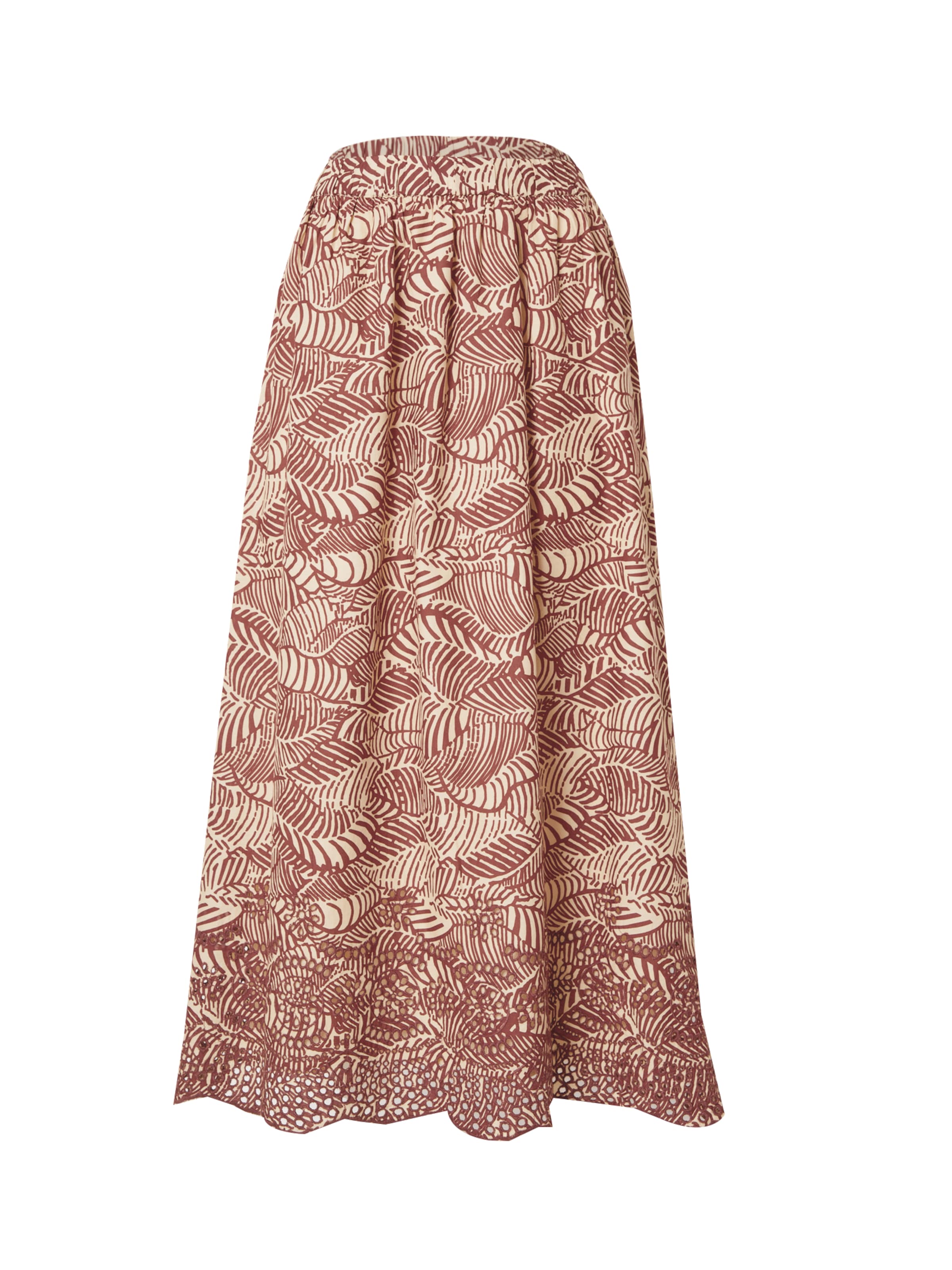 ONLY Φούστα 'ONLLOU' σε καφέ: μπροστά