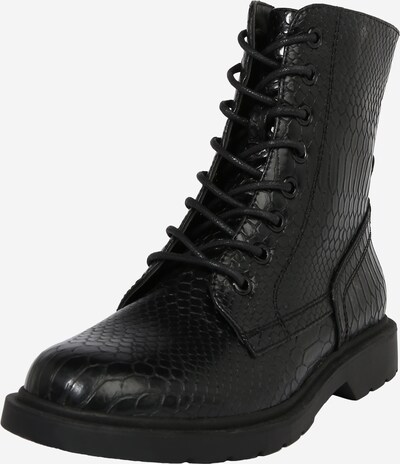 ABOUT YOU Bottines à lacets 'Levke' en noir, Vue avec produit