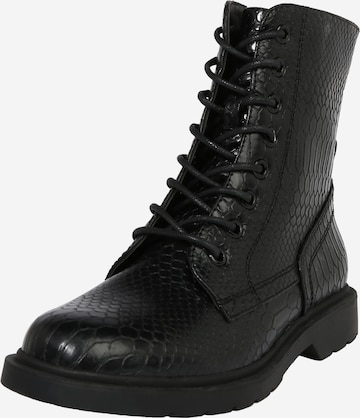 ABOUT YOU Ботинки на шнуровке 'Levke' в Черный: спереди