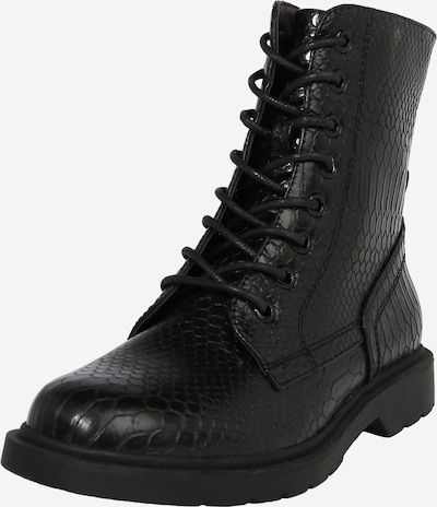 ABOUT YOU Bottines à lacets 'Levke' en noir, Vue avec produit