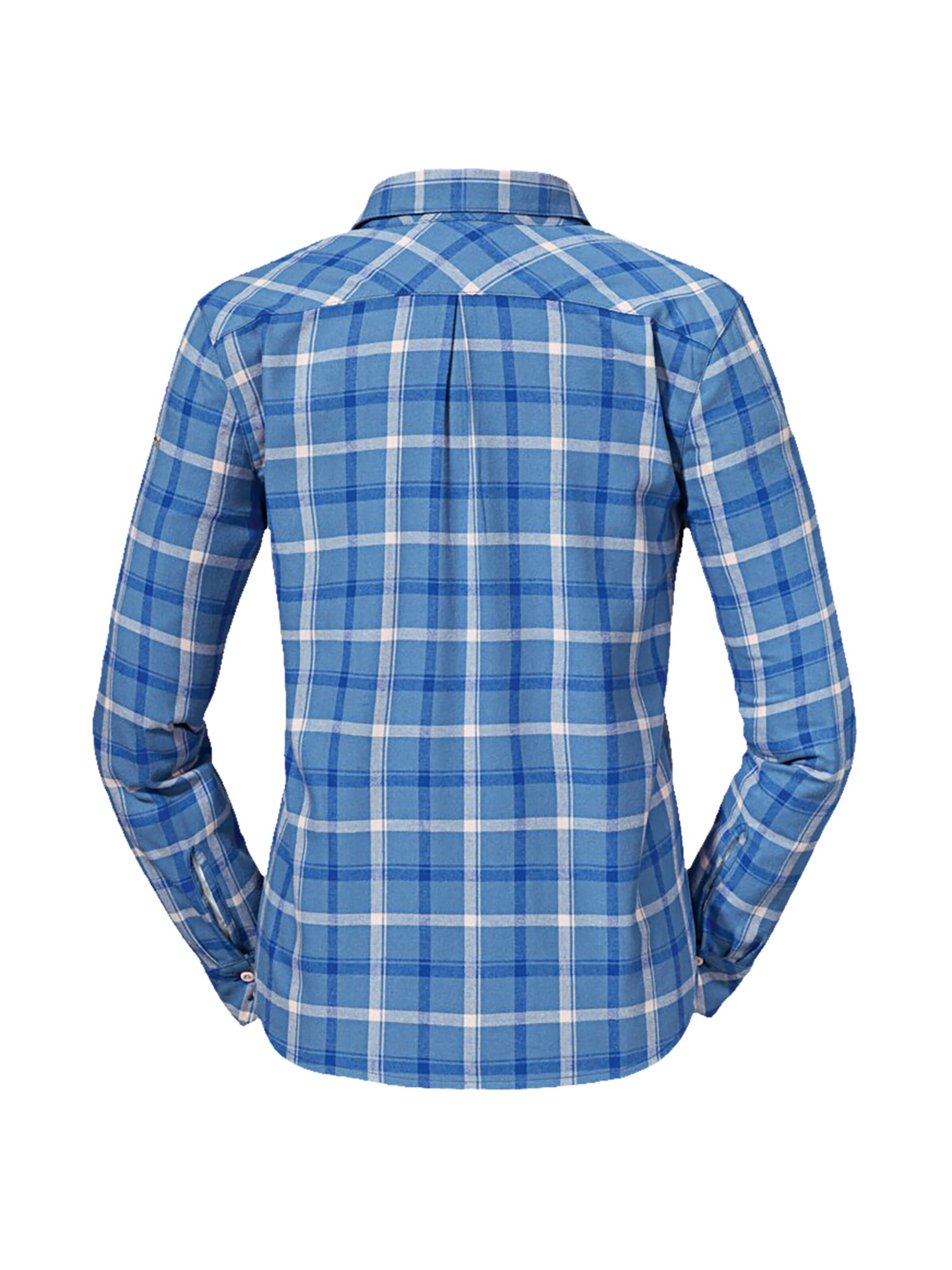 Schöffel Athletic button up shirt 'Almkogel' in Blue
