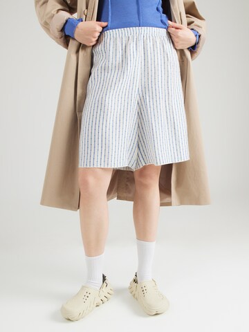 AMERICAN VINTAGE Loosefit Bukser 'ZIVOW' i hvid: forside