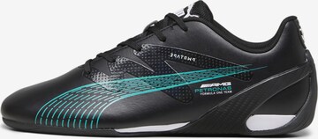 Baskets basses PUMA en noir : devant