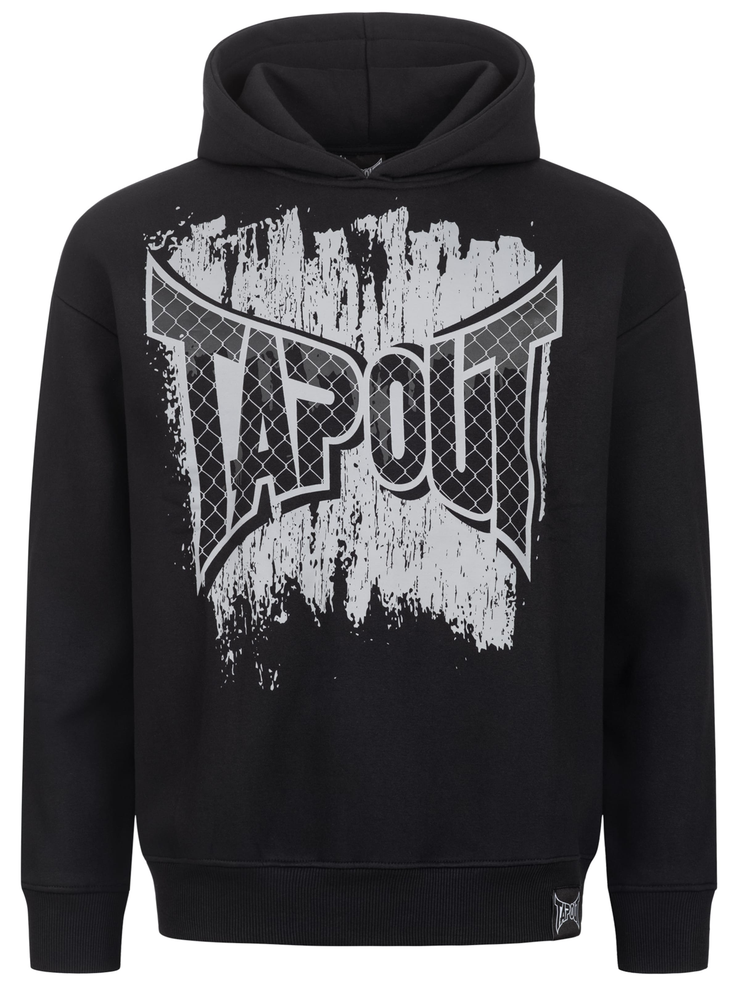 Tapout Πουλόβερ 'CF Hood' σε μαύρο: μπροστά