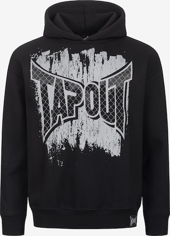 TapoutPulover 'CF Hood' - crna boja: prednji dio