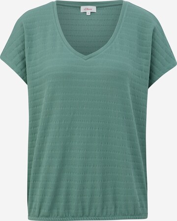 T-shirt s.Oliver en vert : devant