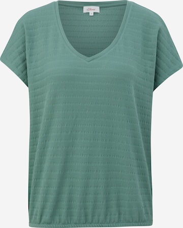 T-shirt s.Oliver en vert : devant