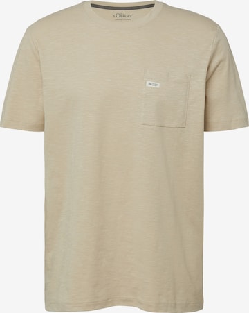 s.Oliver Shirt in Beige: front