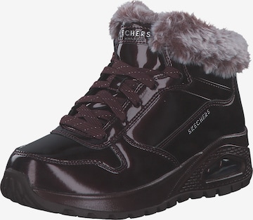 SKECHERS Schnürstiefelette in Braun: Vorderseite