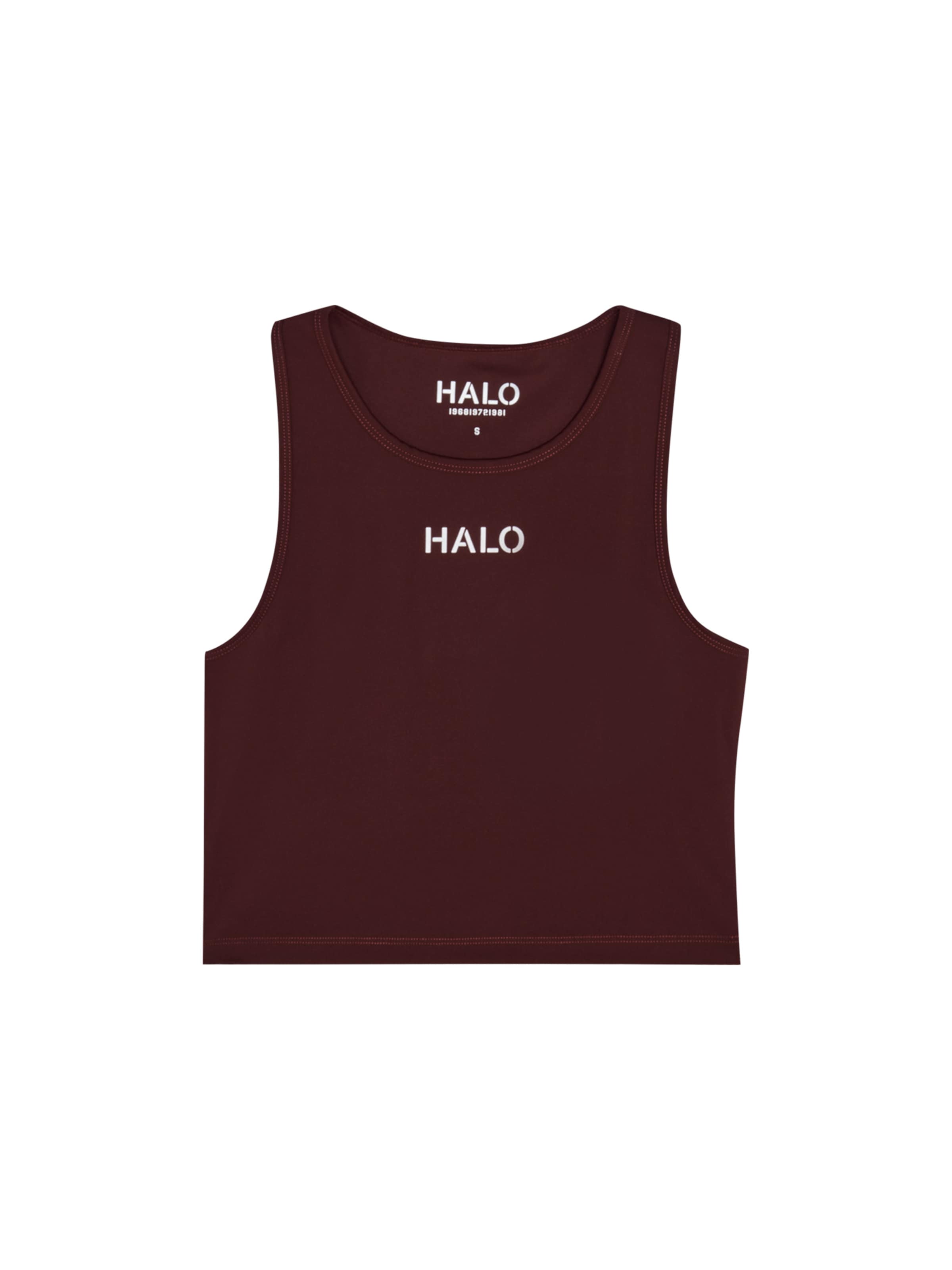 HALO Sporttop in Bruin: voorkant