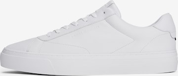 TOMMY HILFIGER - Sapatilhas baixas em branco: frente