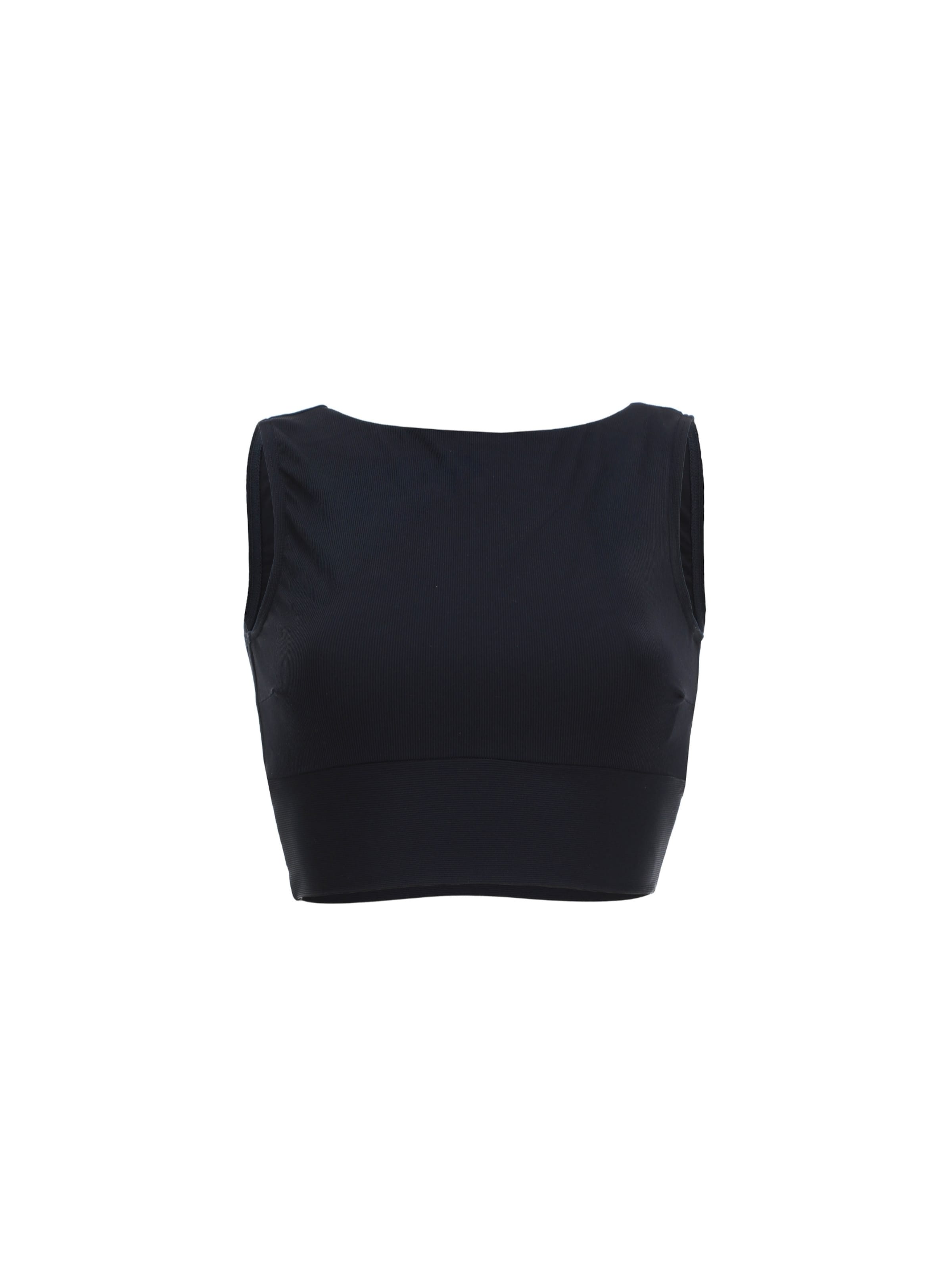 High neck Top per bikini 'Mix&Match' di VIVID in nero: frontale