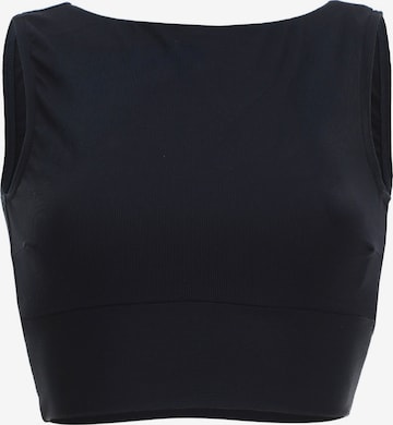 High neck Sutien costum de baie 'Mix&Match' de la VIVID pe negru: față