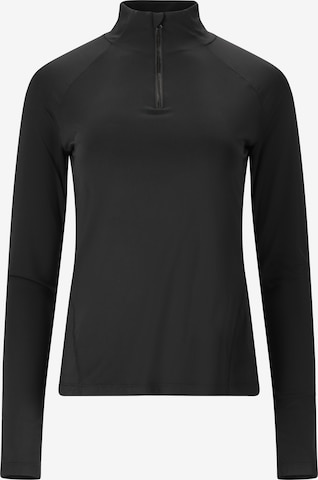 Athlecia Midlayer 'Grina' in Schwarz: Vorderseite