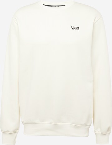 VANS Sweatshirt in White: front